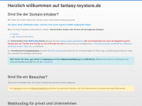 fantasy-toystore.de Webseite Vorschau