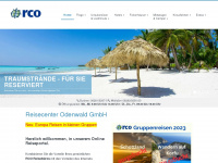 rco-reisen.de Webseite Vorschau