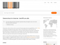 blog.datenwachschutz.de Webseite Vorschau