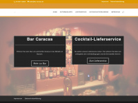 bar-caracas.de Webseite Vorschau
