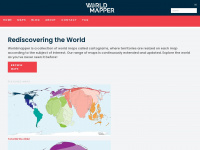 worldmapper.org Webseite Vorschau