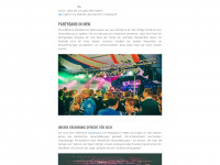partyband.eu Webseite Vorschau