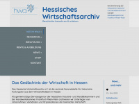 hessischeswirtschaftsarchiv.de Webseite Vorschau
