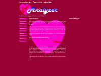 loveanalyzer.de Webseite Vorschau