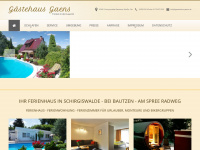 gaestehaus-gaens.de Webseite Vorschau