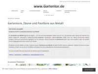 gartentor.de Webseite Vorschau