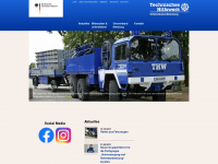 thw-nienburg.de Webseite Vorschau