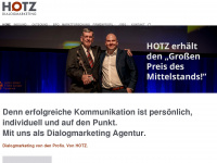 hotz-kommunikation.de Webseite Vorschau
