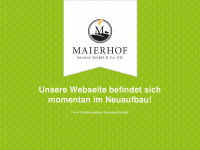 maierhof.de Webseite Vorschau