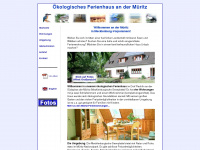 mueritz-haus.de Webseite Vorschau