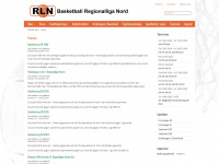 rln-basketball.de Webseite Vorschau