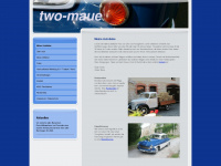 two-maue.de Webseite Vorschau