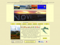 adriatic-holidays.net Webseite Vorschau