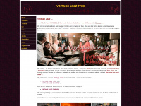 vintage-jazz.de Webseite Vorschau