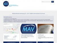 mav-hannover.de Webseite Vorschau