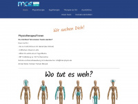 maz-physio.de Webseite Vorschau