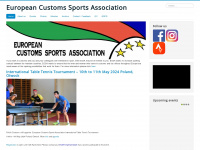 ecsa-sports.eu Webseite Vorschau