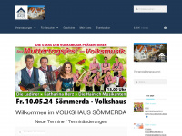 volkshaus-soemmerda.de Webseite Vorschau