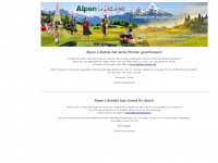 alpen-lifestyle.de Webseite Vorschau