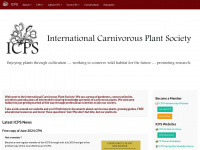 carnivorousplants.org Webseite Vorschau