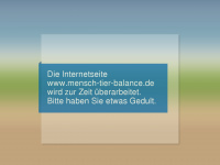 mensch-tier-balance.de Webseite Vorschau