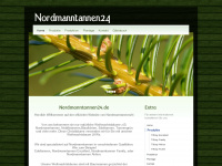 nordmanntannen24.de Webseite Vorschau