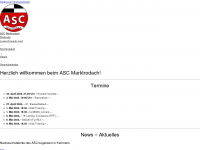 asc-marktrodach.de Webseite Vorschau