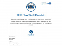 djk-bielefeld.de Webseite Vorschau