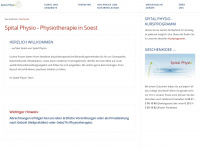 spital-physio.de Webseite Vorschau