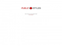 publicstyles.de Webseite Vorschau