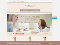 hautarztpraxis-kronberg.de Webseite Vorschau
