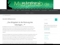 mustahab.de Webseite Vorschau