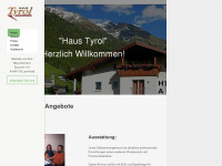 haus-tyrol.at Webseite Vorschau