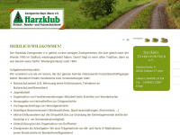 harzklubzweigverein-hayn.de Webseite Vorschau