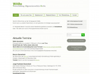 wabeonline.de Webseite Vorschau