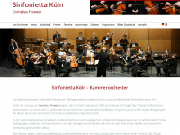 sinfonietta-koeln.de Webseite Vorschau