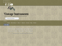 vintage-instruments.com Webseite Vorschau