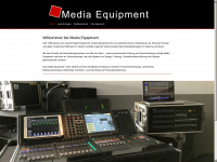 mediaequipment.de Webseite Vorschau