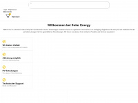 solar-energy.at Webseite Vorschau