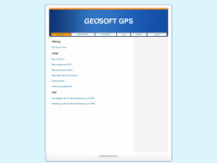 geosoft-gps.de Webseite Vorschau