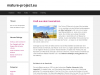 mature-project.eu Webseite Vorschau