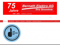 bernath-elektro.ch Webseite Vorschau