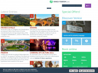 venice-tourism.com Webseite Vorschau