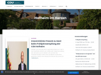 cdu-hofheim.de Webseite Vorschau