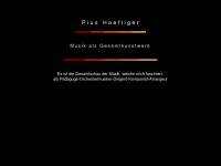 piushaefliger.ch Webseite Vorschau