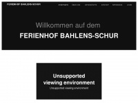 ferienhof-bahlens-schur.de Webseite Vorschau