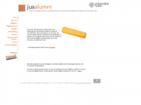 jus-alumni.at Webseite Vorschau