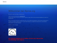alpnoe.org Webseite Vorschau