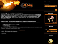 cold-flame.de Webseite Vorschau