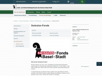 swisslosfonds.bs.ch Webseite Vorschau